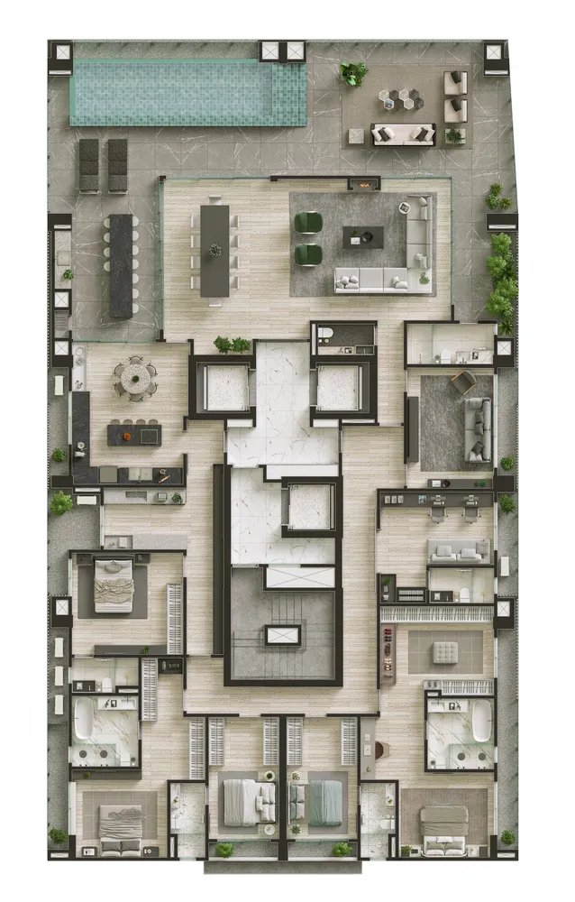 Apartamento, 3 quartos, 167 m² - Foto 7