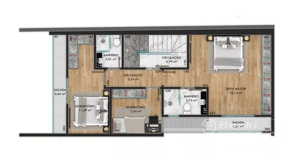 Casa, 3 quartos, 201 m² - Foto 7