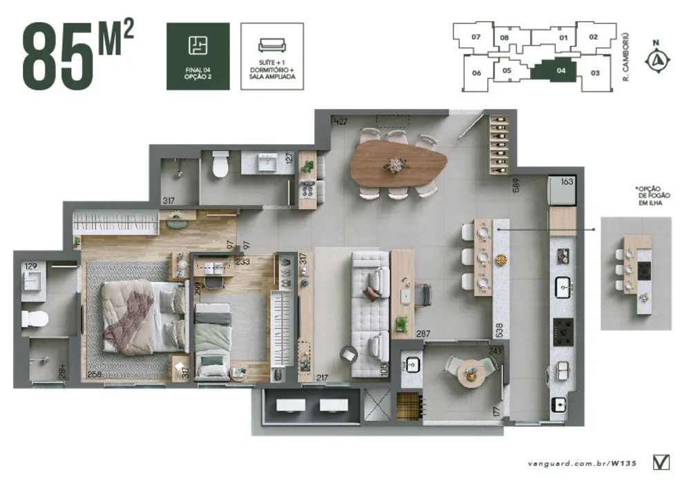 Apartamento, 2 quartos, 73 m² - Foto 5