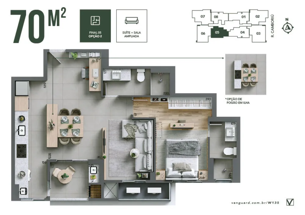 Apartamento, 2 quartos, 73 m² - Foto 11