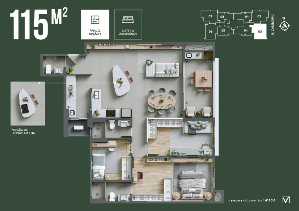 Apartamento, 2 quartos, 73 m² - Foto 9