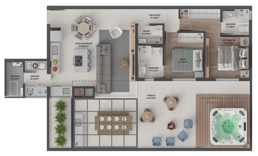 Apartamento, 3 quartos, 96 m² - Foto 9