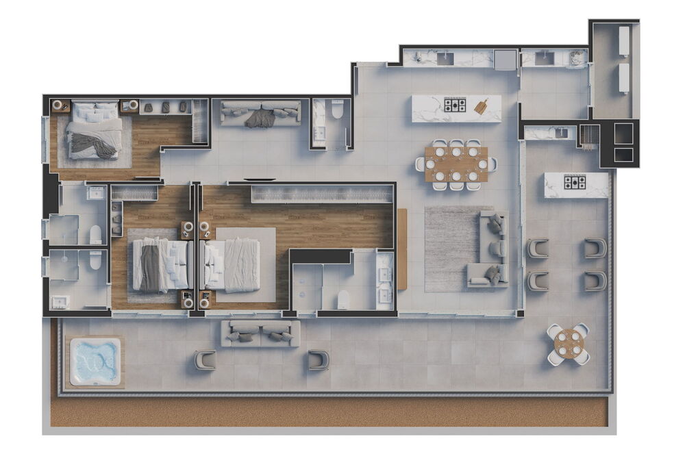 Apartamento, 3 quartos, 139 m² - Foto 7