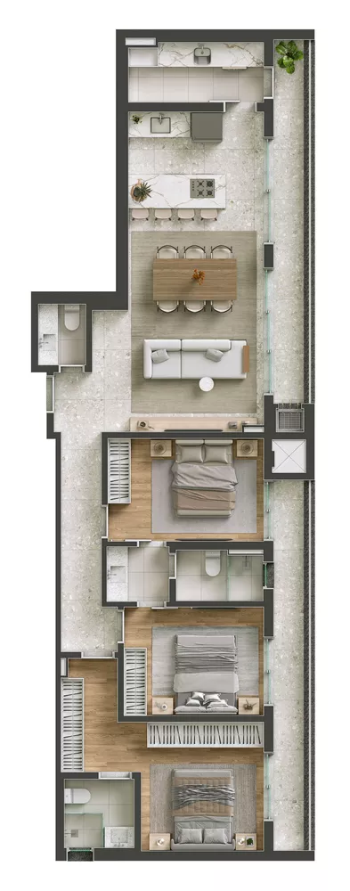Apartamento, 2 quartos, 65 m² - Foto 4