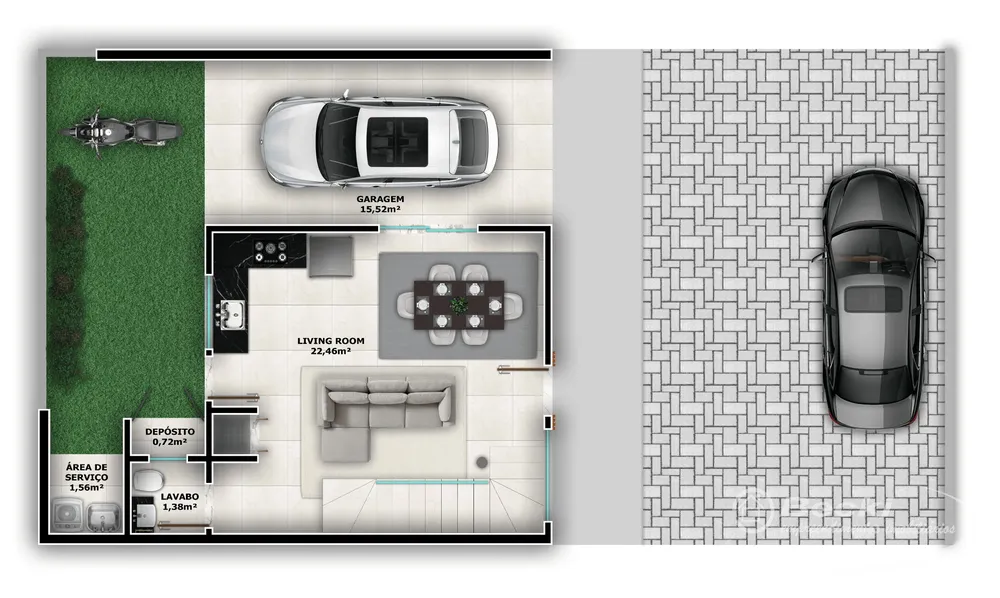 Casa, 3 quartos, 156 m² - Foto 9