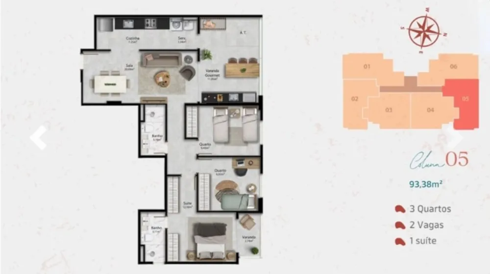 Apartamento, 3 quartos, 98 m² - Foto 11