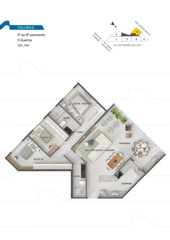 Apartamento, 4 quartos, 146 m² - Foto 6
