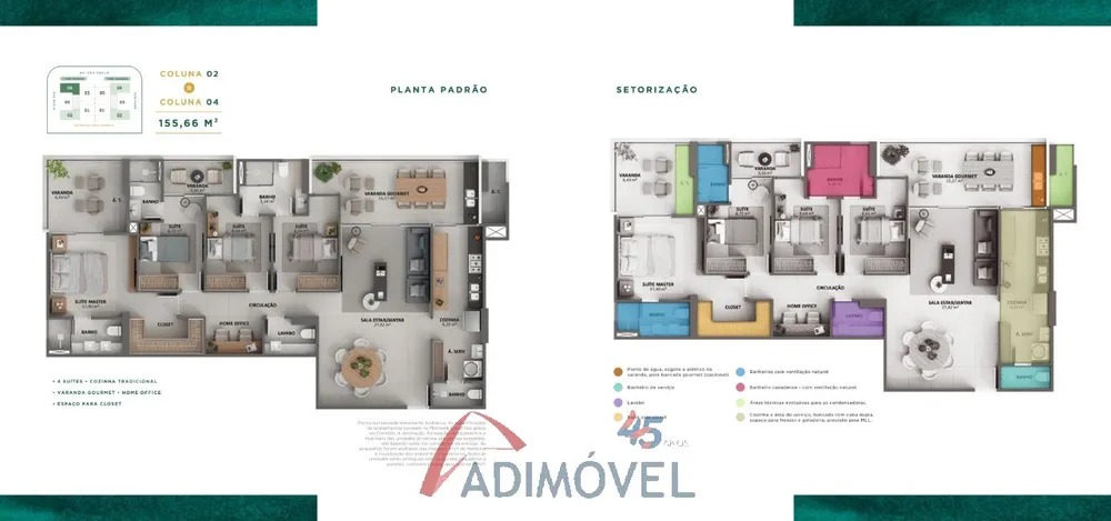 Apartamento, 4 quartos, 155 m² - Foto 11