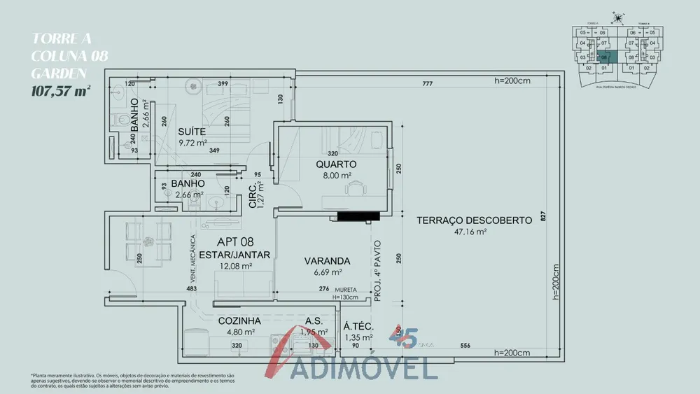 Apartamento, 2 quartos, 59 m² - Foto 10