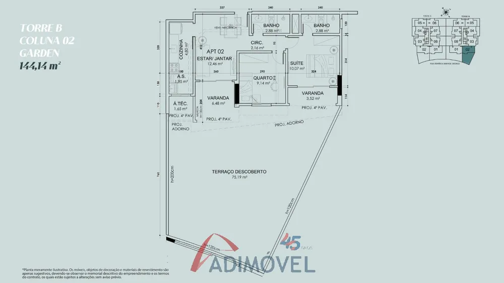 Apartamento, 2 quartos, 59 m² - Foto 11