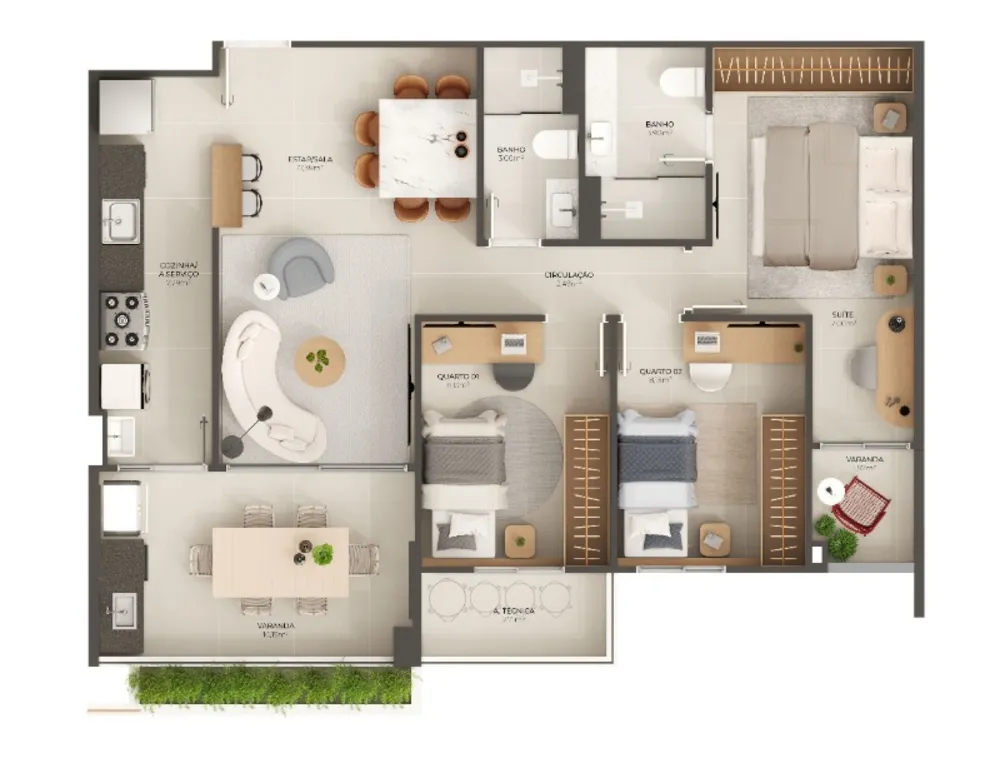 Apartamento, 3 quartos, 85 m² - Foto 12