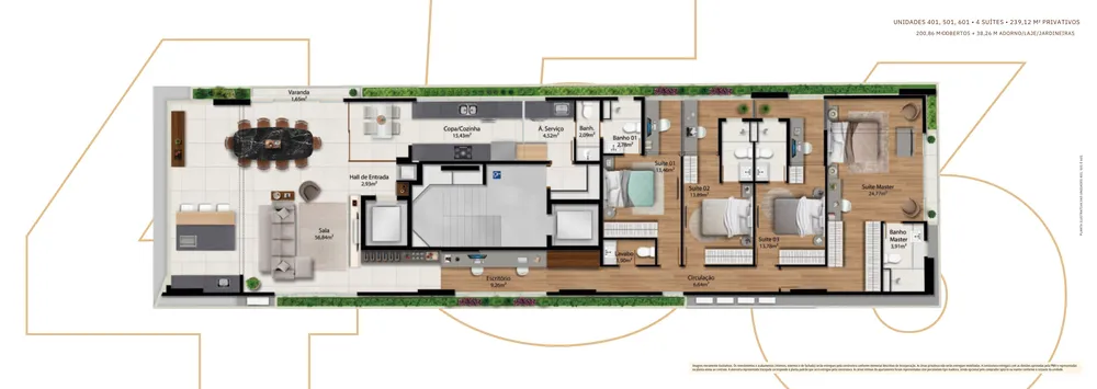 Apartamento, 4 quartos, 239 m² - Foto 11