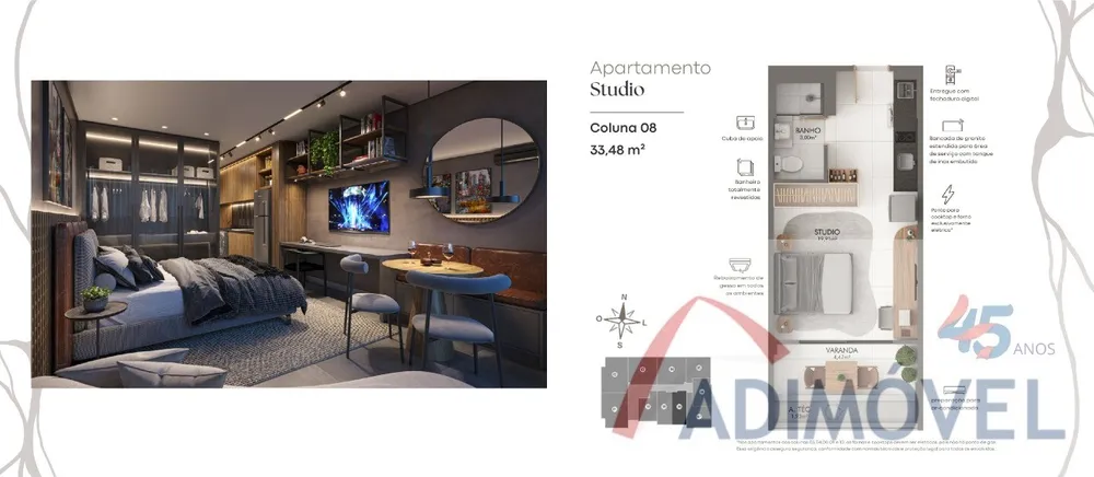 Apartamento, 2 quartos, 54 m² - Foto 12