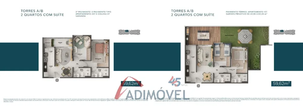 Apartamento, 2 quartos, 52 m² - Foto 12
