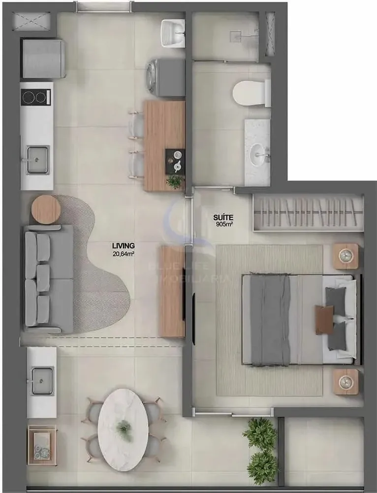 Apartamento, 1 quarto, 39 m² - Foto 11
