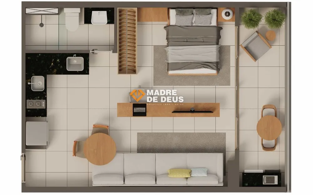 Apartamento, 1 quarto, 40 m² - Foto 3