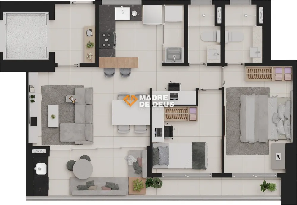 Apartamento, 2 quartos, 90 m² - Foto 5
