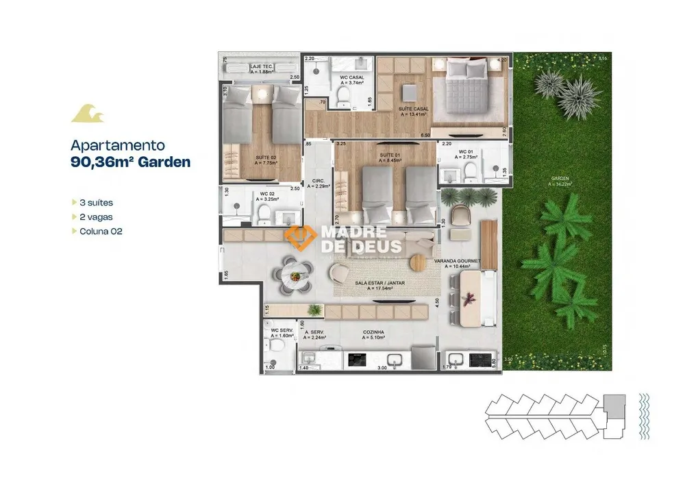 Apartamento, 2 quartos, 62 m² - Foto 8