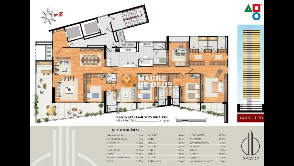 Apartamento, 4 quartos, 341 m² - Foto 4