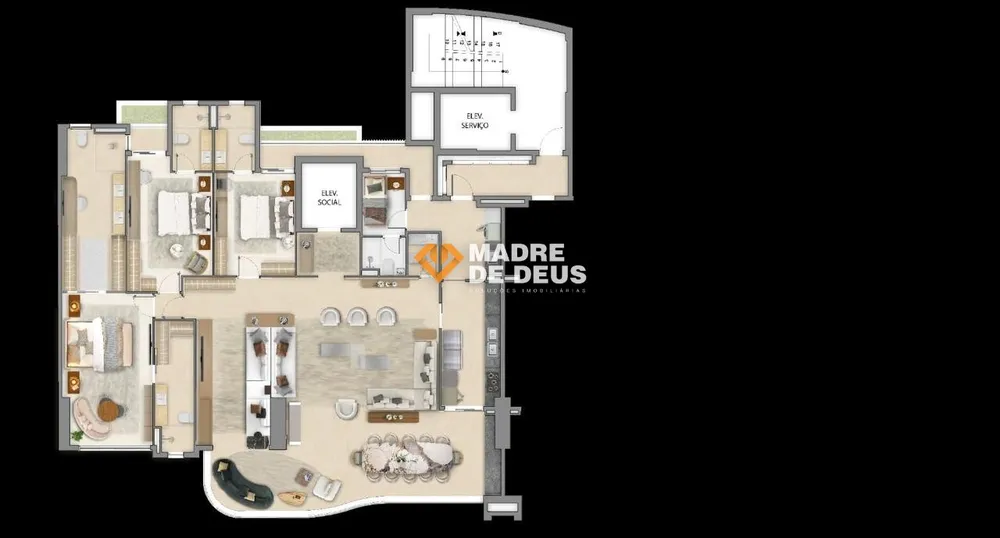 Apartamento, 4 quartos, 252 m² - Foto 12