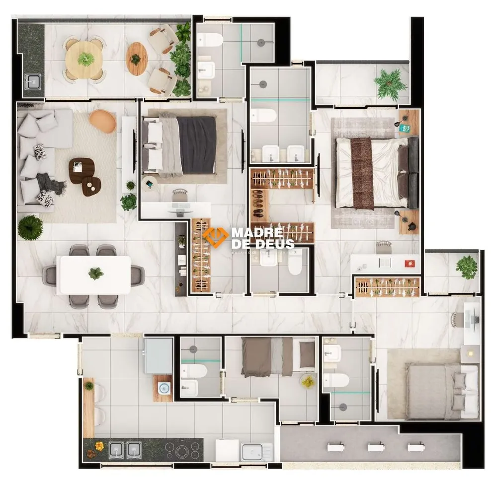 Apartamento, 3 quartos, 115 m² - Foto 9