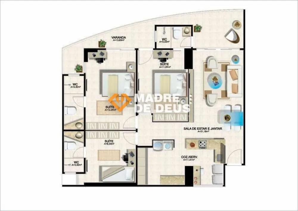 Apartamento, 3 quartos, 93 m² - Foto 10