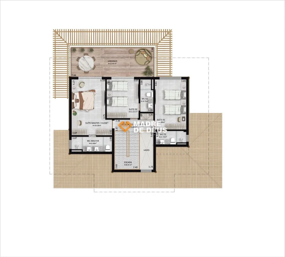 Casa de Condomínio, 5 quartos - Foto 2