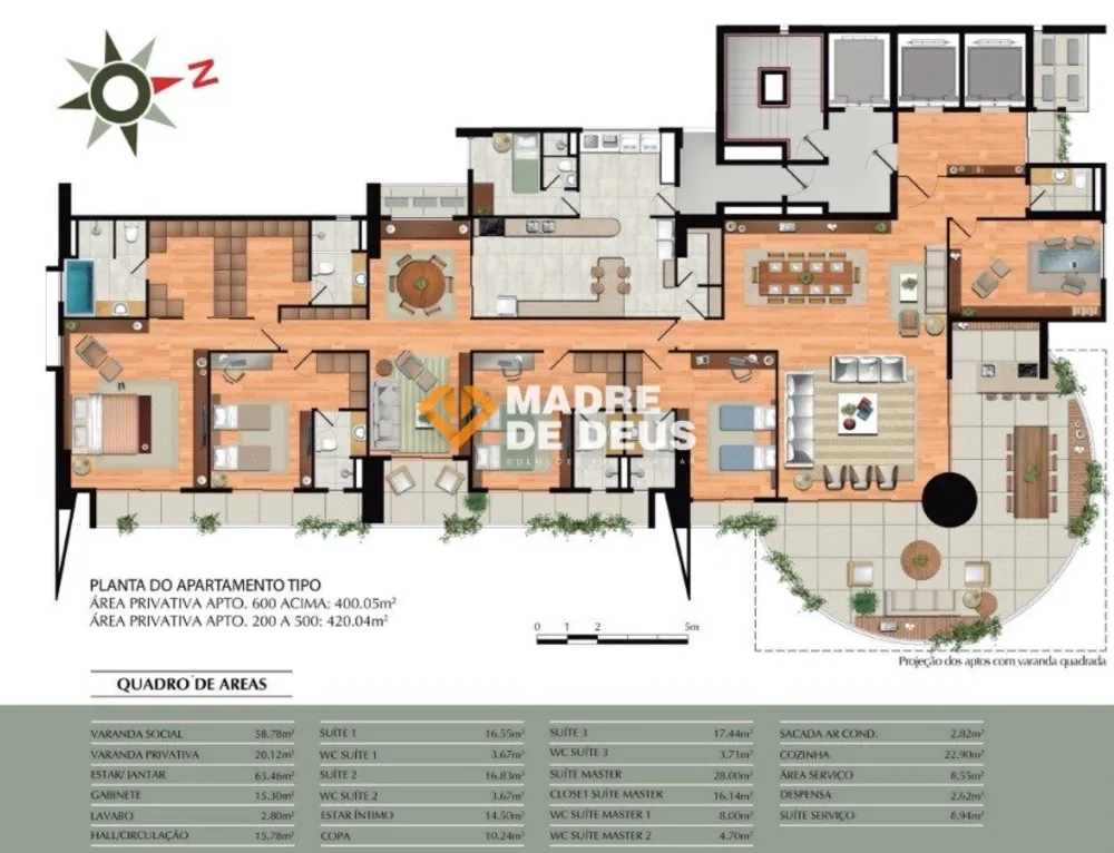 Apartamento, 5 quartos, 400 m² - Foto 3