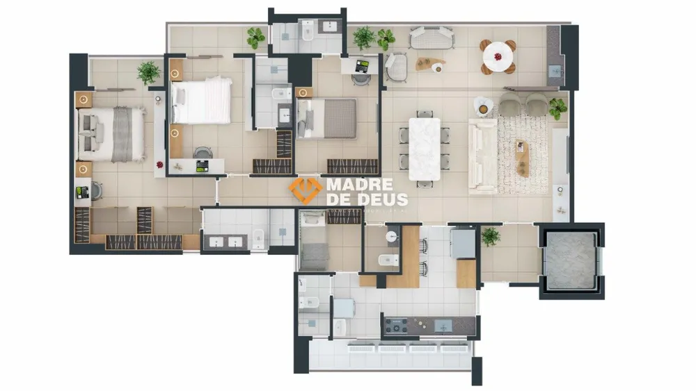 Apartamento, 3 quartos, 135 m² - Foto 12