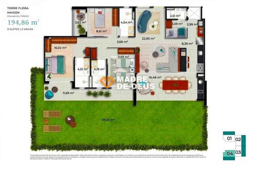 Apartamento, 3 quartos, 194 m² - Foto 7