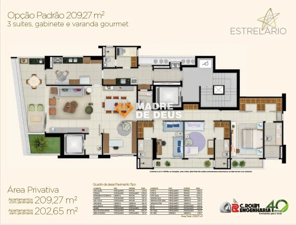 Apartamento, 3 quartos, 209 m² - Foto 12