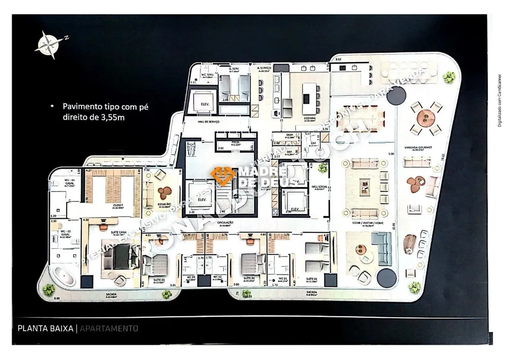 Apartamento, 4 quartos, 435 m² - Foto 12