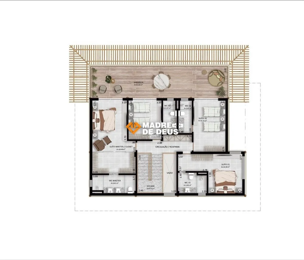 Casa de Condomínio, 6 quartos - Foto 5