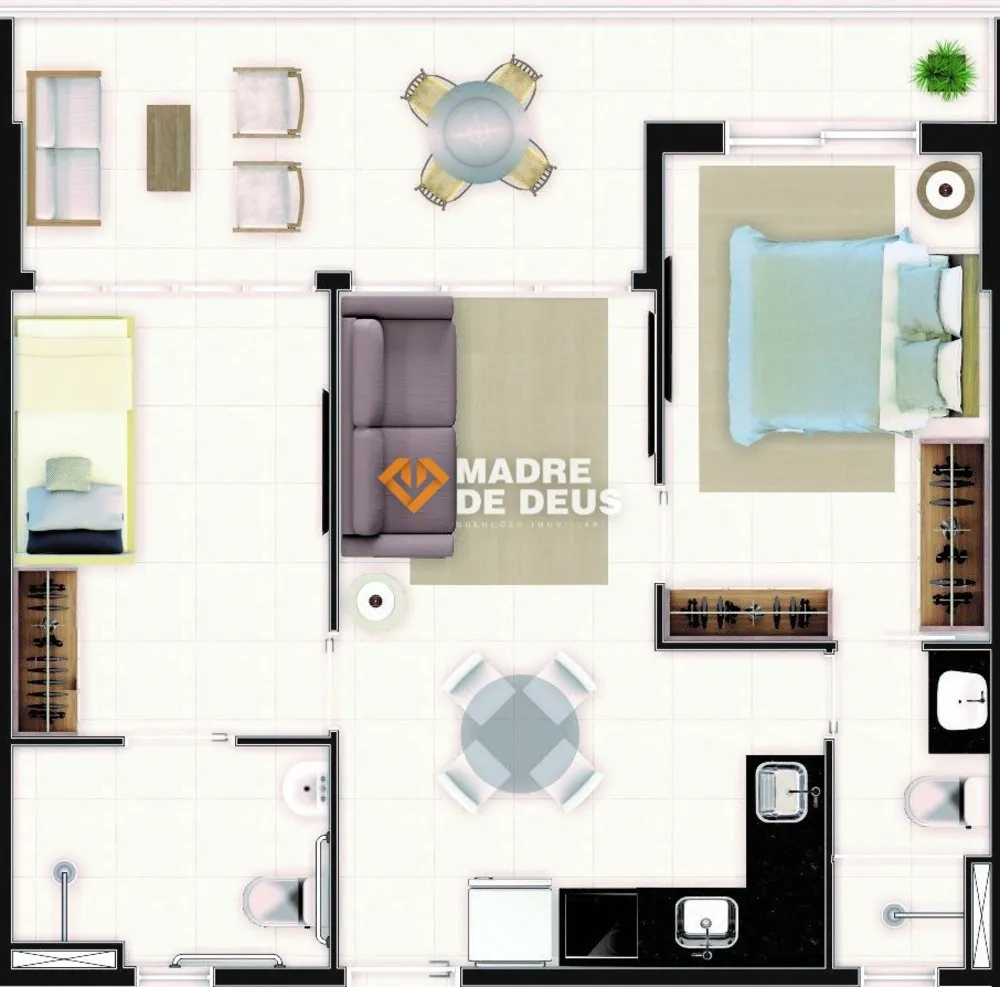 Apartamento, 2 quartos, 58 m² - Foto 2