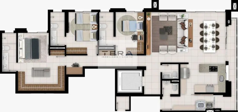Apartamento, 3 quartos, 174 m² - Foto 14