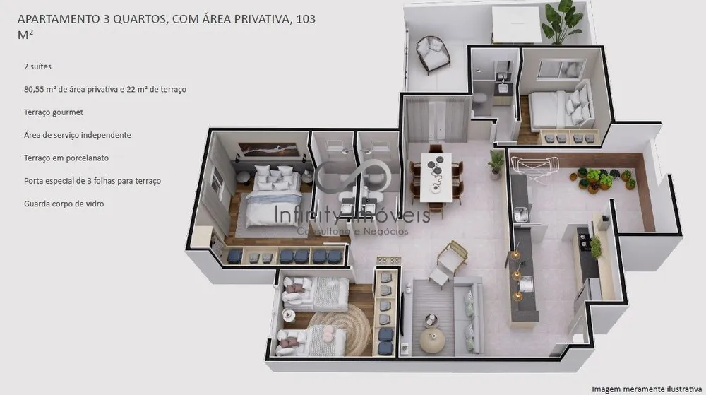 Apartamento, 2 quartos, 64 m² - Foto 7