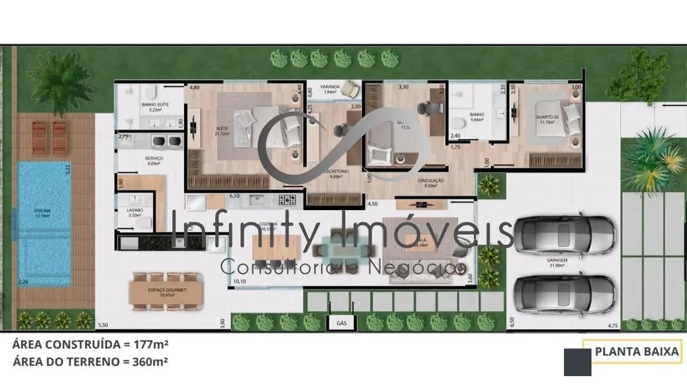 Casa, 3 quartos, 177 m² - Foto 20
