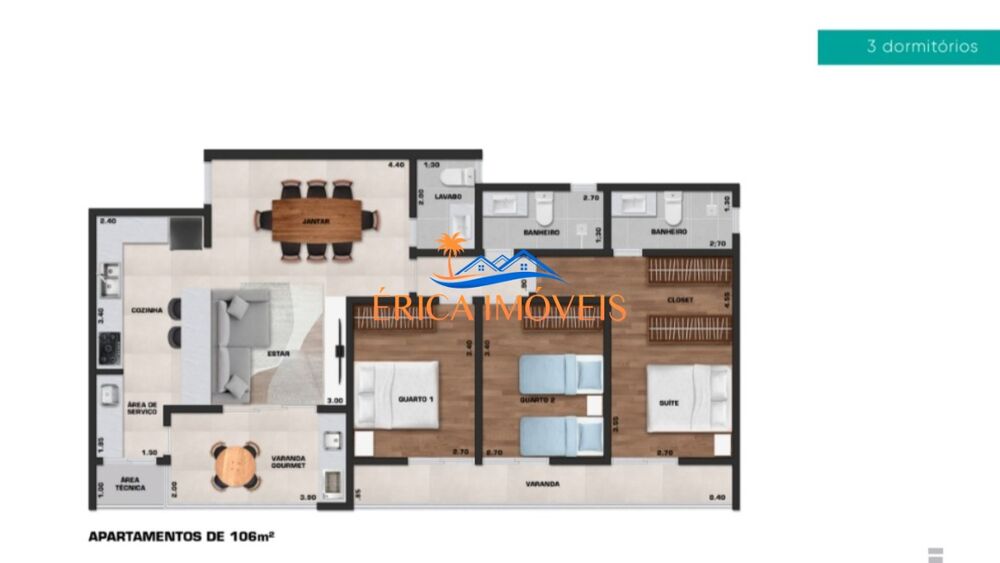 Apartamento à venda com 2 quartos, 78m² - Foto 10
