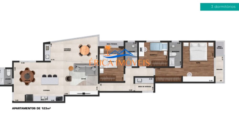 Apartamento à venda com 2 quartos, 78m² - Foto 9