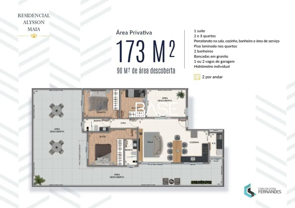 Apartamento, 3 quartos, 83 m² - Foto 1