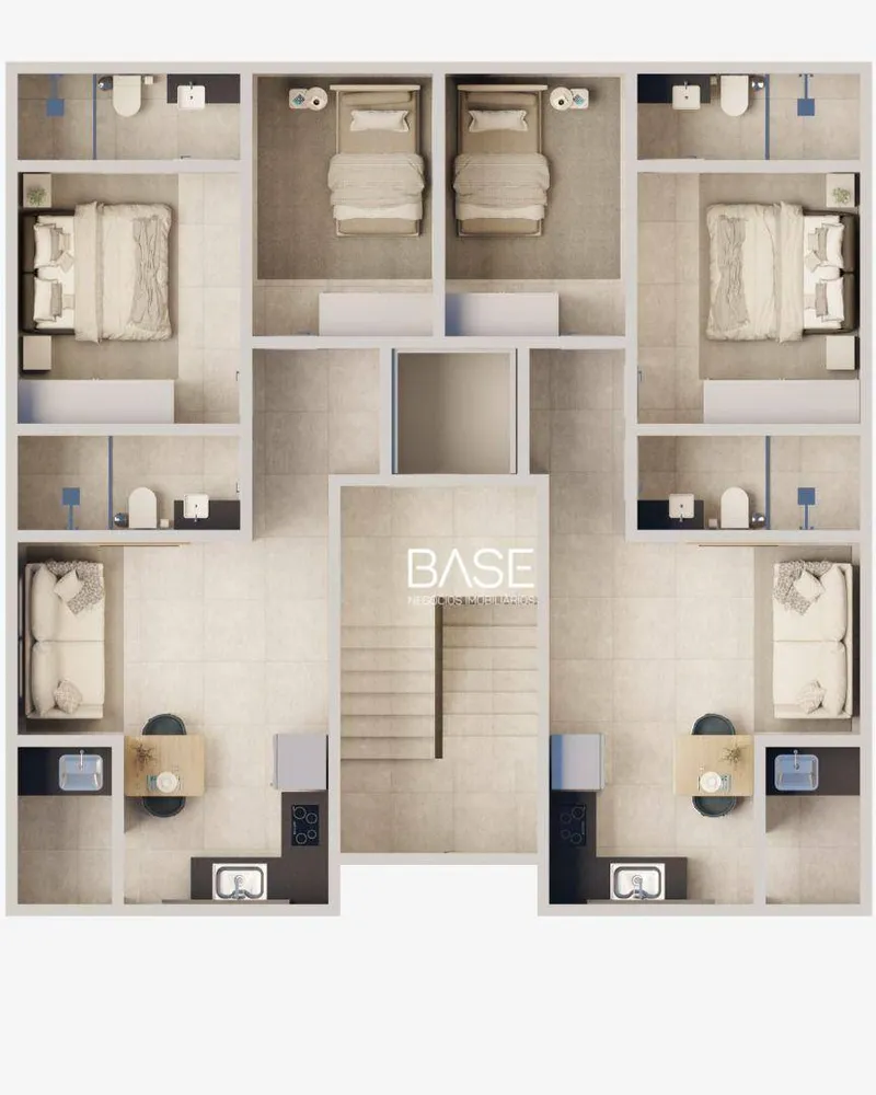 Apartamento, 2 quartos, 55 m² - Foto 1