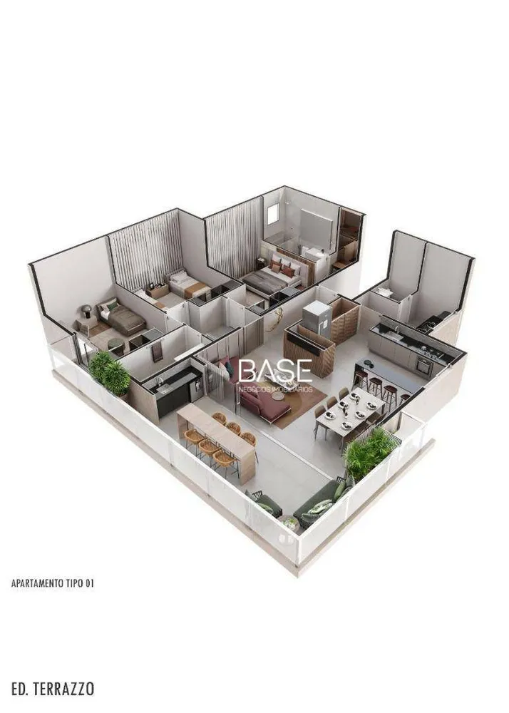 Apartamento, 3 quartos, 130 m² - Foto 2