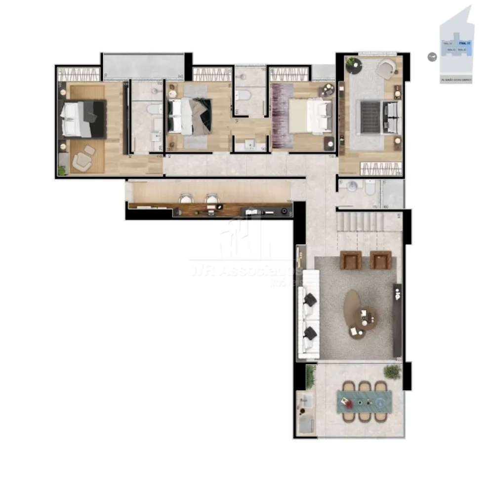 Cobertura, 3 quartos, 136 m² - Foto 24