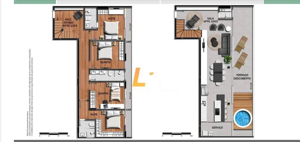 Cobertura, 4 quartos, 211 m² - Foto 2