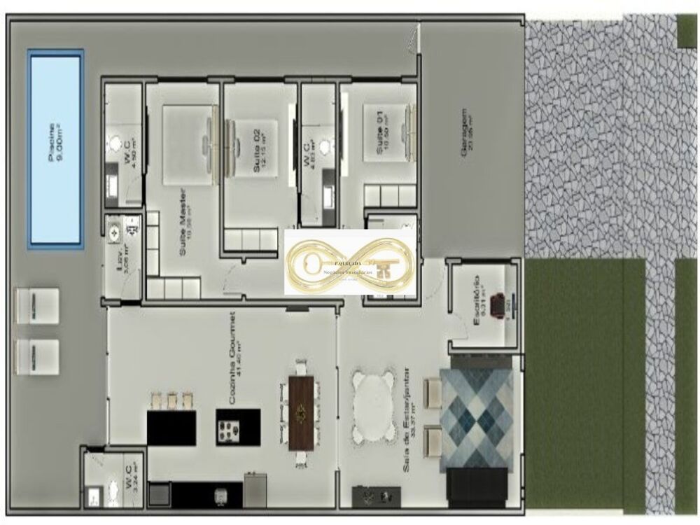 Casa, 3 quartos - Foto 3