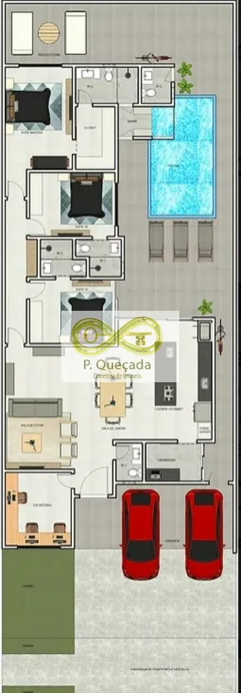 Casa, 3 quartos, 196 m² - Foto 3