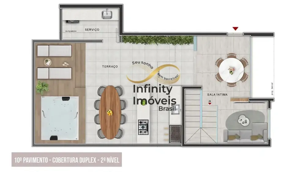 Cobertura, 3 quartos, 139 m² - Foto 1