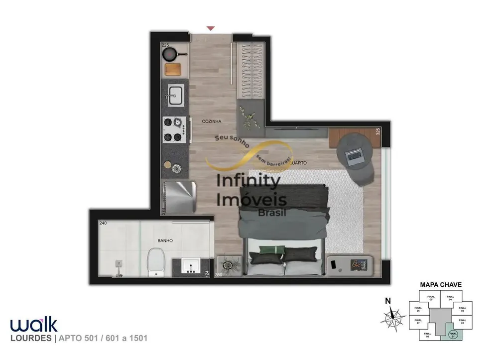 Apartamento, 2 quartos, 60 m² - Foto 4