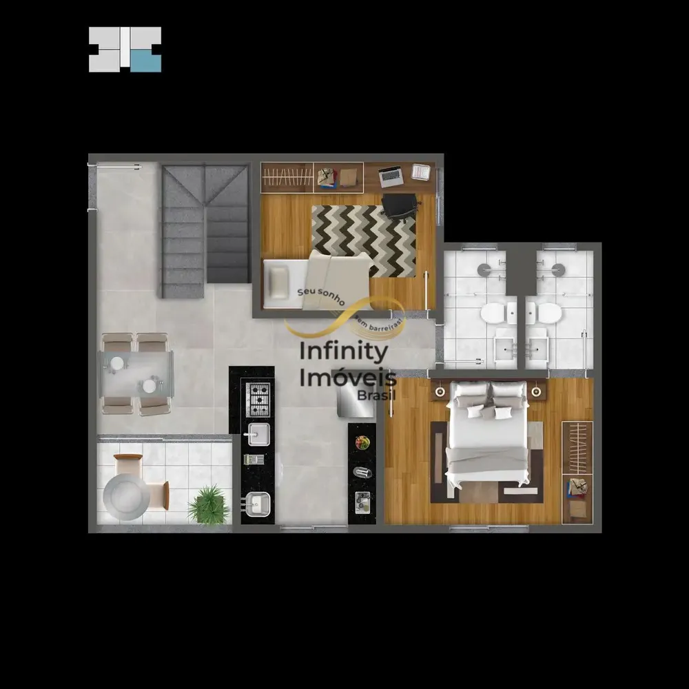 Cobertura, 2 quartos, 112 m² - Foto 3