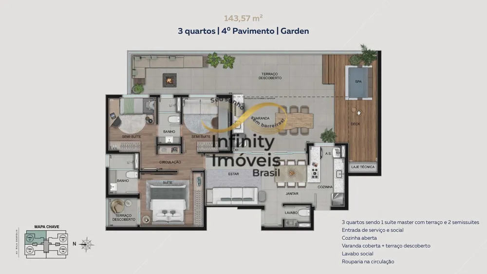 Apartamento, 3 quartos, 79 m² - Foto 3
